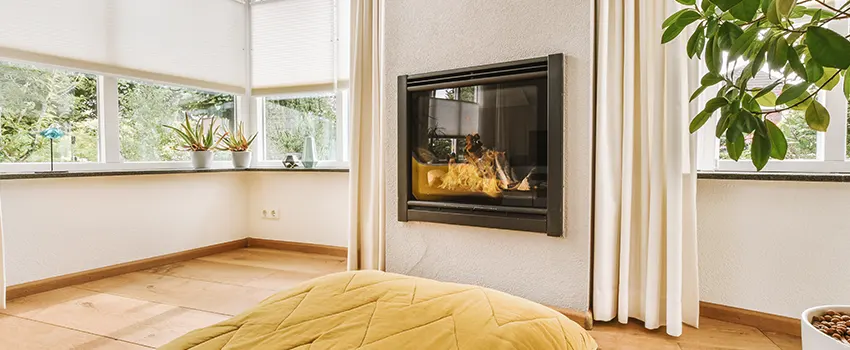 Residential Fireplace Ceramic Glass Installation in Somerset, MA