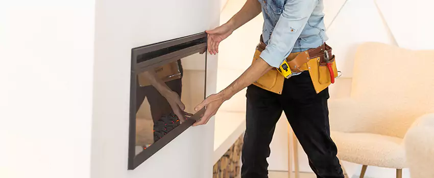 Metal Fireplace Installation in Somerset, Massachusetts
