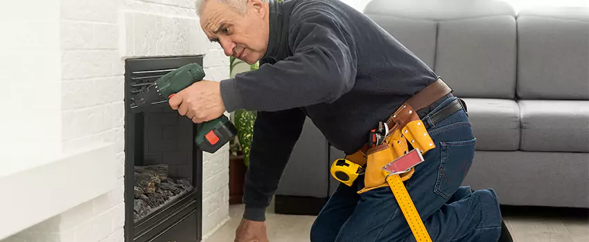 New Indoor Fireplace Installation in Somerset, Massachusetts