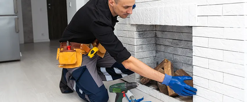 Fireplace Damaged Damper Frame Repair Services in Somerset, Massachusetts