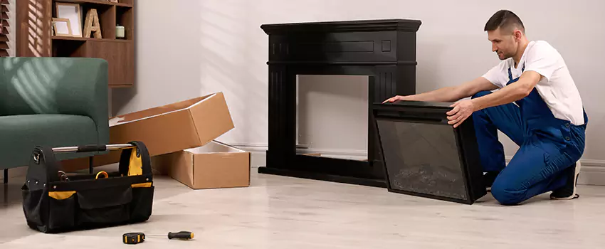 Old Rusted Metal Fireplace Repair And Replacement in Somerset, MA
